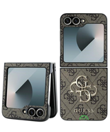 Hoesje voor Samsung Z Flip 7 FE Bruin Guess slank en lichtgewich