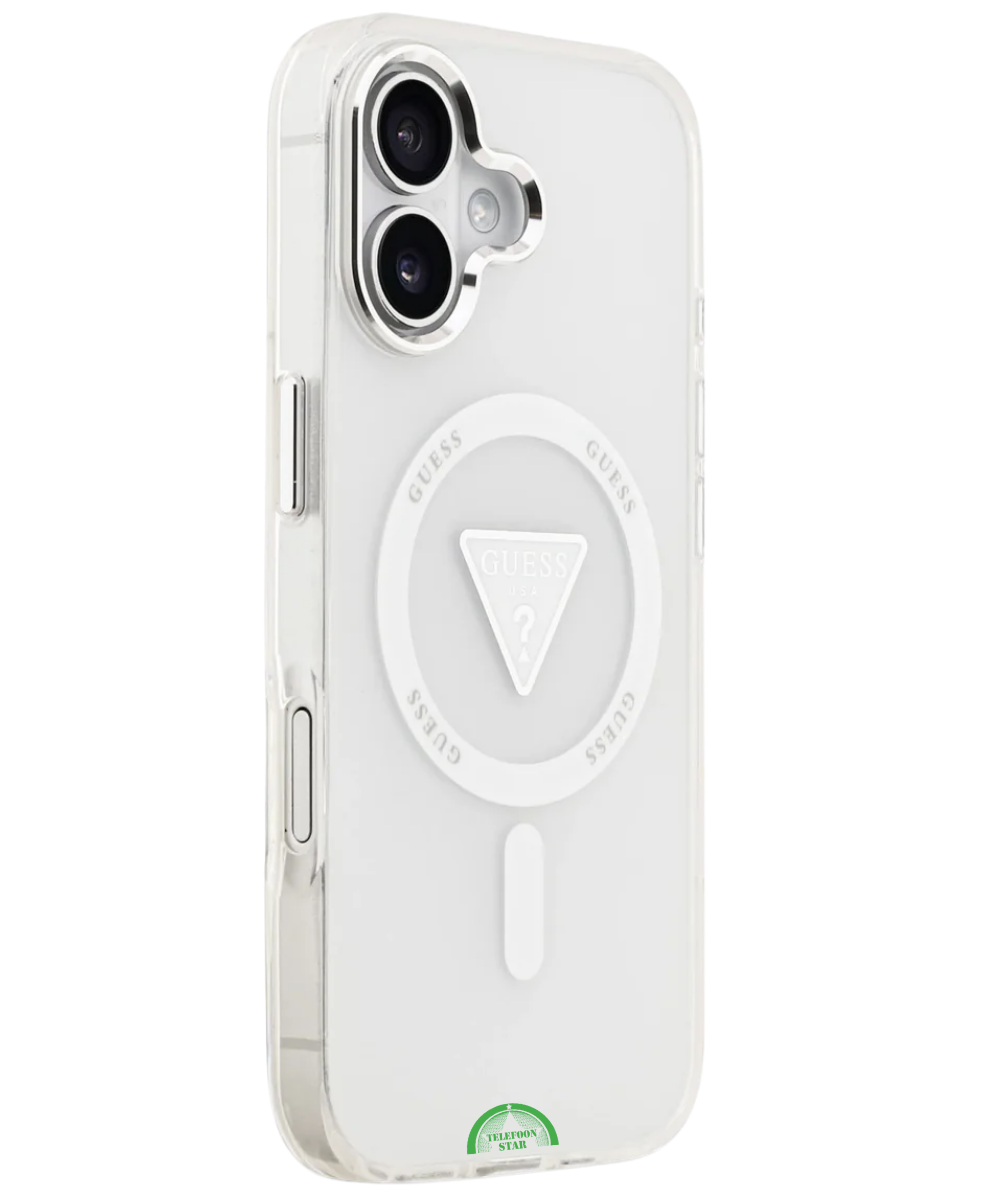hoesje iPhone 17 Wit MagRing IceClear Case Strak