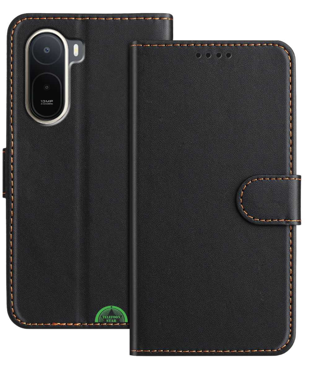 Hoesje voor Xiaomi Redmi A7 Pro Wallet Case Zwart Duurzaam materiaal