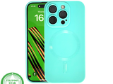 Turquoise MagSafe iPhone 15 Pro Hoesje &ndash; Fris &amp; Slank Design | Telefoonstar.nl