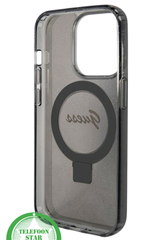 Transparant Hoesje met Zwarte Ringhouder iPhone 15 Pro Max