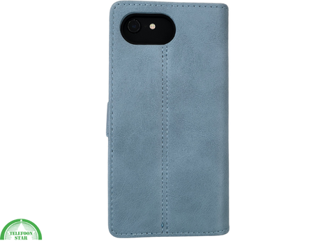 Hoesje vooor iPhone 17e Boek Case Leer Wallet Case Donkerblauw