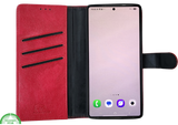 Boekcase hoesje voor Samsung S26 Ultra Rood kunstleer