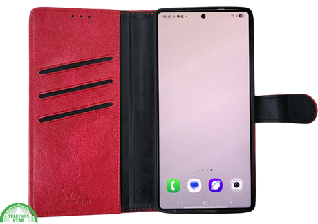 Boekcase hoesje voor Samsung S26 Ultra Rood kunstleer