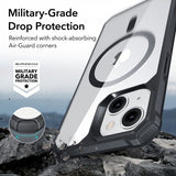 iPhone 14 Armor HaloLock hoesje zwart doorzichtig