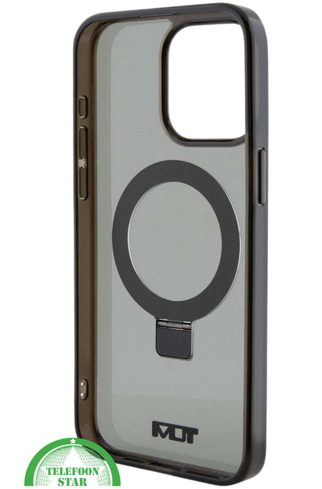 donkergrijze iPhone 16 Pro hoesje met magnetische ringhouder