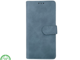 Boek Case Leer Wallet Case Donkerblauw iPhone 16E