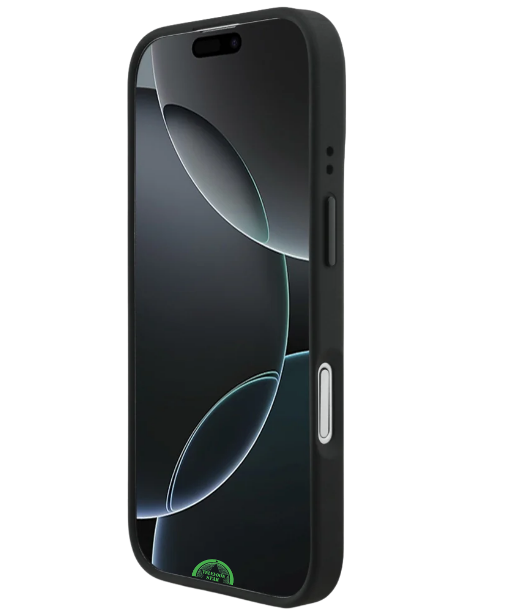 Hoesje iPhone 17 Zwart Sterke Slank TrackGrip Sport Case