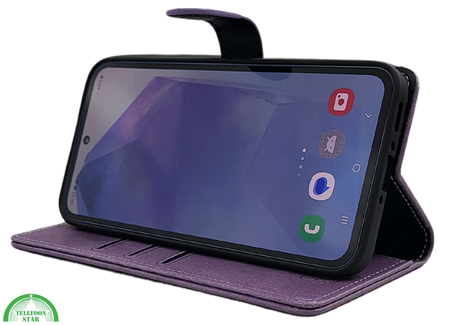 Hoesje voor Samsung Galaxy S26 Paars Boek Leer Stijlvolle