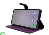 Boekcase Hoesje voor Samsung S26 Ultra diep paars