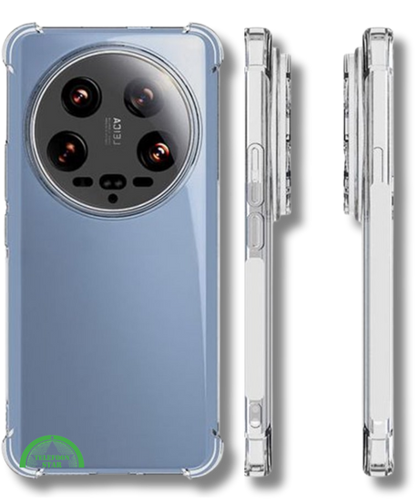 Hoesje voor Xiaomi 14 Ultra Transparant Licht strak