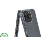 iPhone 16 Pro Max Transparant Hoesje &ndash; Glanzende Grijze Achterkant met Stevige Bescherming