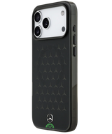 Hoesje voor iPhone 17 Pro Max Smoke black Stealth Pattern Shield Case