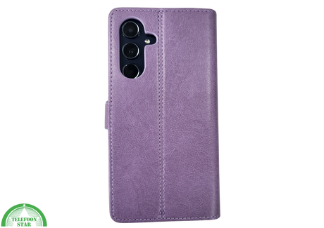 Hoesje voor Samsung Galaxy S26 Plus Paars Boek Leer Stijlvolle