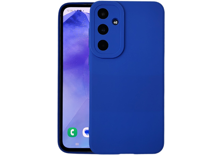 Hoesje voor Samsung Galaxy A37 Blauwe TPU siliconen Stijlvolle Bescherming