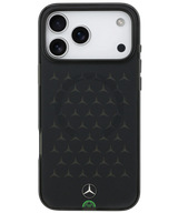Hoesje voor iPhone 17 Pro Max Smoke black Stealth Pattern Shield Case