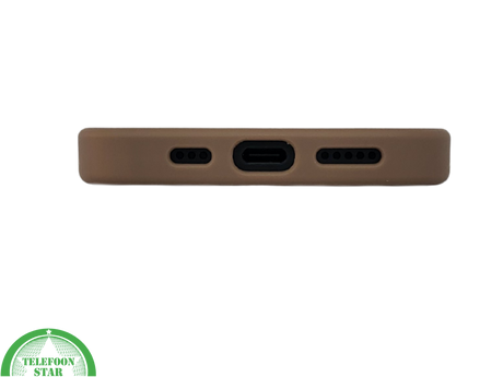 iPhone 16e Hoesje MagSafe Compatibel Bruin met Standaard, Schokbestendig