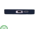 Hoesje voor Samsung A57 Transparant met Blauwe Rand Schokbestendig