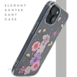 iPhone 15 Plus Transparant Hoesje met Gedroogde Bloemen &ndash; Elegant en Beschermend