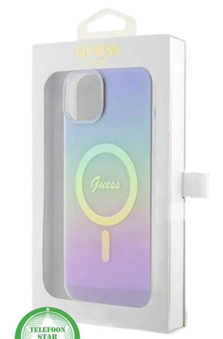 Hoesje voor iPhone 13 &ndash; Transparant Regenboog Design met MagSafe Ondersteuning