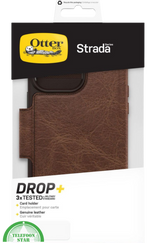 Donker bruin Bookcase Hoesje iPhone 14 Pro Max