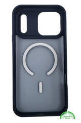 Matte ProtectCase iPhone 17 Pro Max met Magnetische Oplaadring – Smoke Bruin