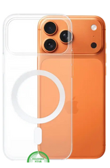 Silicone Hoesje voor iPhone 17 Pro &ndash; MagSafe &amp; Schokbestendig, Flexibel, Helder &amp; Extra Sterk, transparant en | Telefoonstar