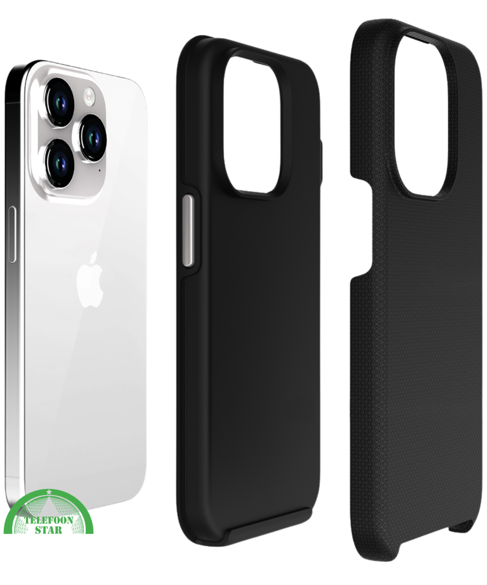 Zwart Hoesje voor iPhone 14 Anti-Slip &ndash; TPU Slank, Sterk &amp; Gripvast