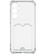 Hoesje voor Galaxy A56 Transparant met Kaarthouder Praktisch, Slank & Schokbestendig