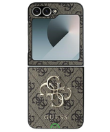 Hoesje voor Samsung Z Flip 7 FE Bruin Guess slank en lichtgewich