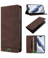 Hoesje voor Xiaomi 17 Ultra Bookcase BruinMagnetische sluiting