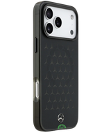 Hoesje voor iPhone 17 Pro Max Smoke black Stealth Pattern Shield Case