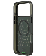 Hoesje voor iPhone 17 Pro Max Smoke black Stealth Pattern Shield Case