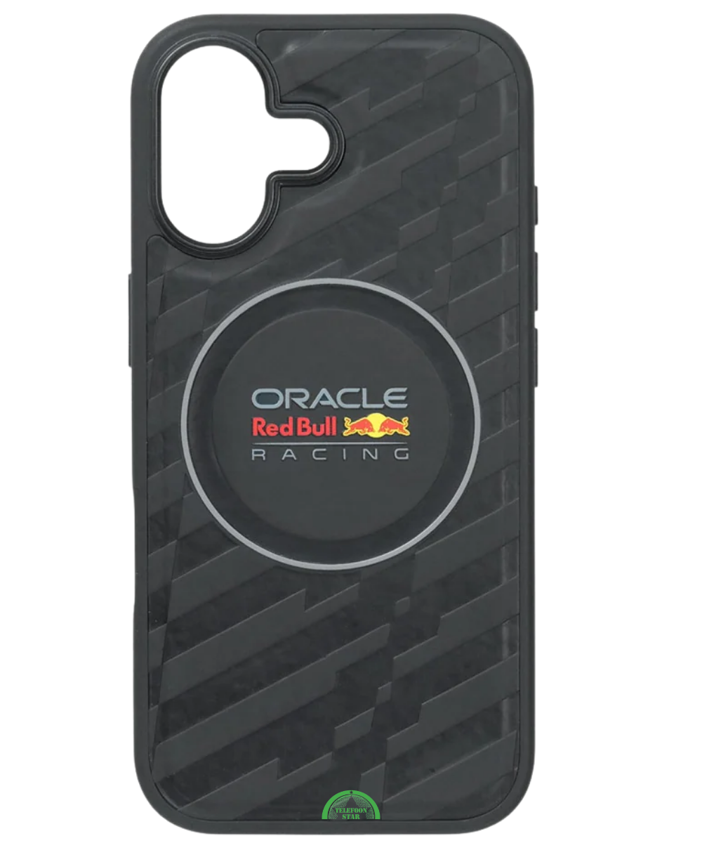 Hoesje iPhone 17 Zwart Sterk Backcover Sportieve Beschermcase met Magneet &amp; Gripring