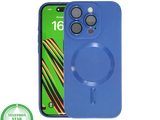 Blauw iPhone 15 Pro Max Hoesje met MagSafe &ndash; Slank &amp; Mat Design | Telefoonstar.nl