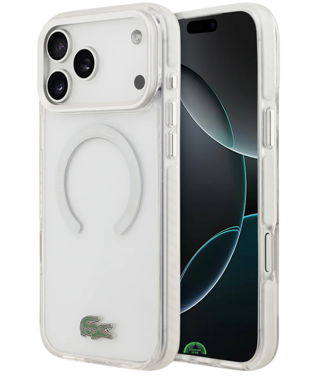 Hoesje voor iPhone 17 Pro Clear Mag Grip Shield Case