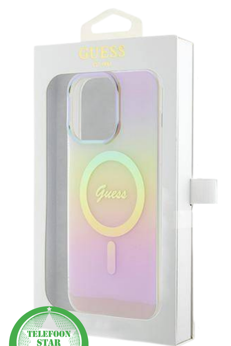 Transparant Hoesje met Roze Ringhouder iPhone 15 Pro Max