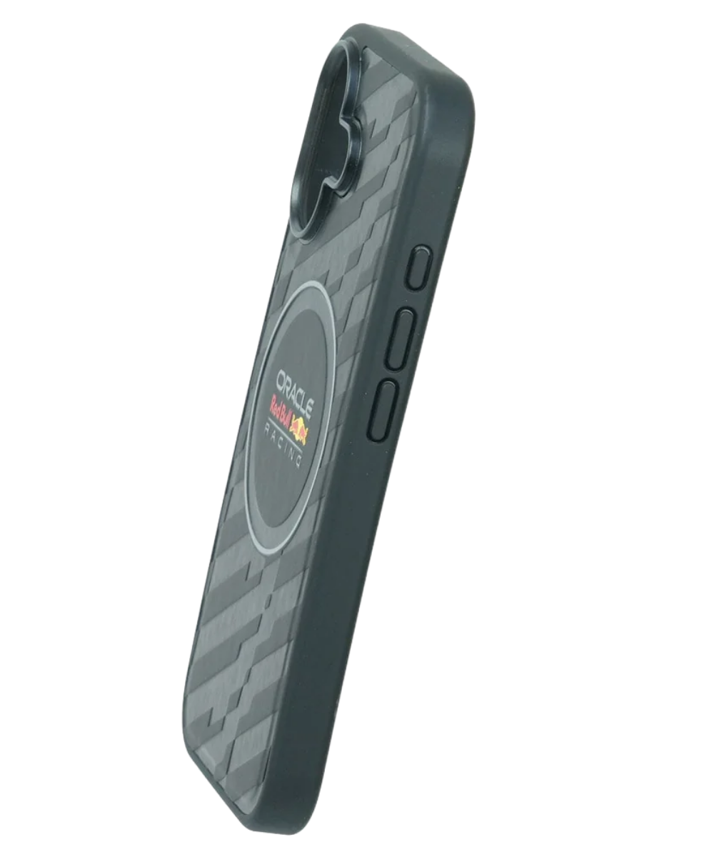 Hoesje iPhone 17 Zwart Sterk Backcover Sportieve Beschermcase met Magneet &amp; Gripring