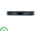 iPhone 16E Transparante witte randen Hoes met MagSafe Ring