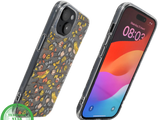 iPhone 15 Hoesje &ndash; Herfstvogels Design met Transparante Rand | Kleurrijk &amp; Beschermend