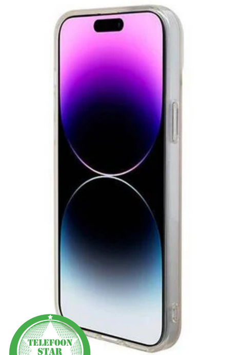 Transparant Hoesje met Roze Ringhouder iPhone 15 Pro Max