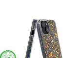 iPhone 15 Plus Hoesje &ndash; Herfstvogels Design met Transparante Rand | Kleurrijk &amp; Beschermend
