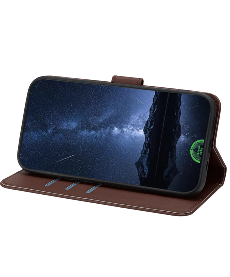Hoesje voor Xiaomi 17 Bookcase Zwart Met Magneetsluiting En Pasjeshouder