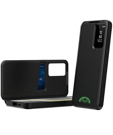 Samsung Galaxy S26 Ultra Smart View Hoesje Met Pasjeshouder Zwart