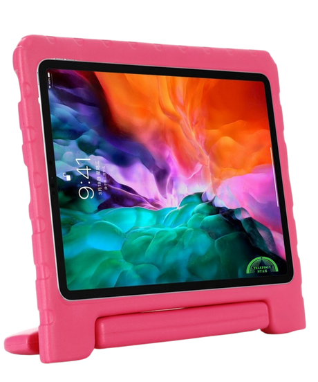 iPad Air 11 (2026, 2025 &amp; 2024) Kinder hoesje Met Handvat Rood