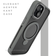 iPhone 15 Hoesje Grijs &ndash; Met MagSafe-Ring &amp; Kickstand voor Extra Functionaliteit
