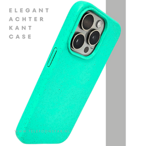 Turquoise iPhone 15 Pro Hoesje &ndash; Fris Kleurrijk &amp; Beschermend | Telefoonstar.nl