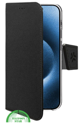 iPhone 16 Pro Bookcase Hoesje – Bruin | Elegant Design met Volledige Bescherming