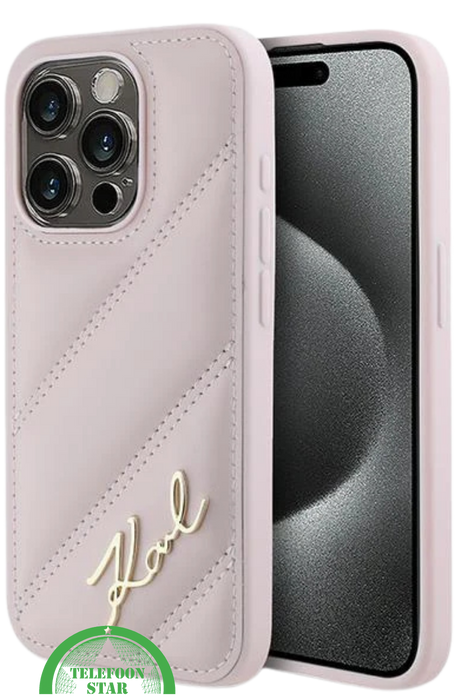 Hoesje voor iPhone 16 Pro Max Luxe Hoesje Rood – Stijlvolle Bescherming met Elegant Design
