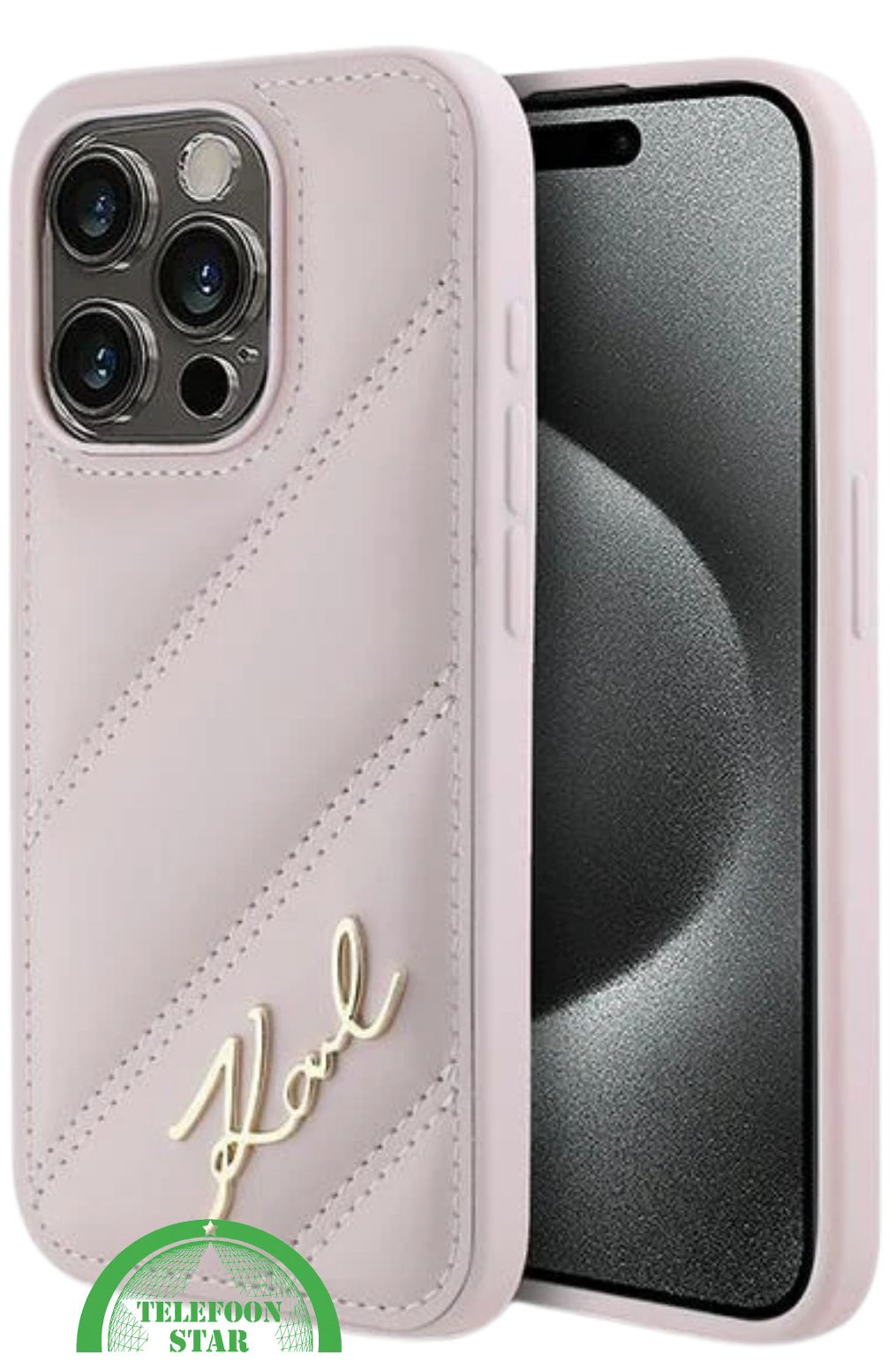 Hoesje voor iPhone 16 Pro Max Luxe Hoesje Roze – Stijlvolle Bescherming met Elegant Design